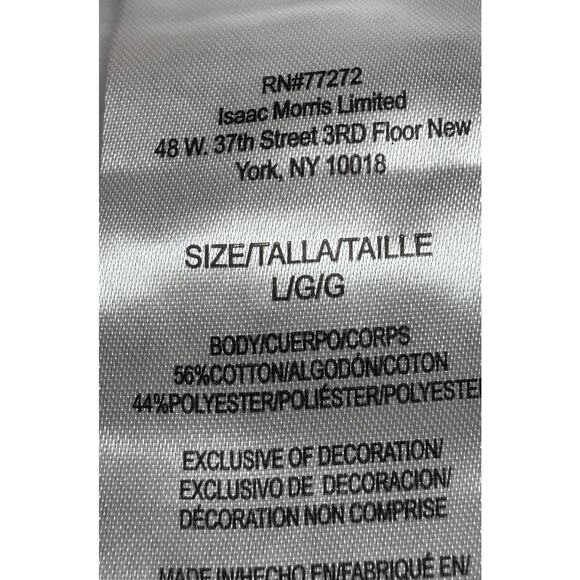 Isaac Morris Womens L America‎ Sweater Red Blue Flag Colorblock Embroidered USA - Picture 4 of 8